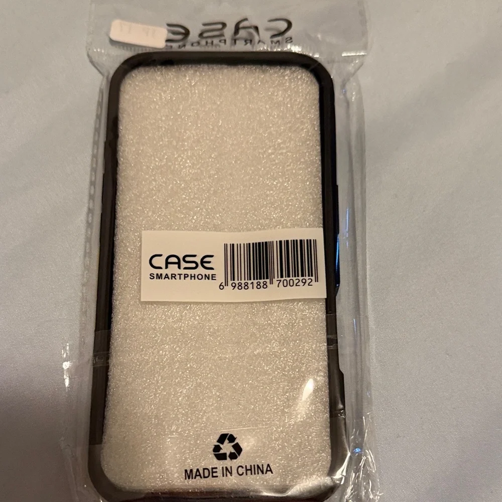 Black Smartphone Case with Ring Holder